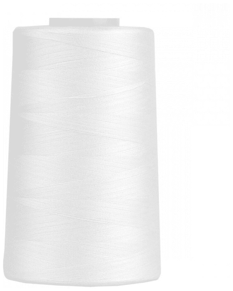 Нитки Sewing Thread 40/2 5000 ярд. цвет - белый 100% п/э в Заозерном